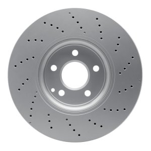 Mercedes-Benz CLS400 Brake Rotor (1) - Front - R1 Concepts - GeoSPEC Coated Drilled - `15-`17